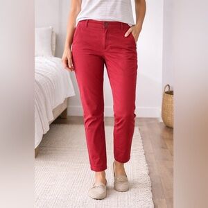 Gap Girlfriend Chino Pants | Relaxed Straight Leg Casual Workwear | Size 2 EUC